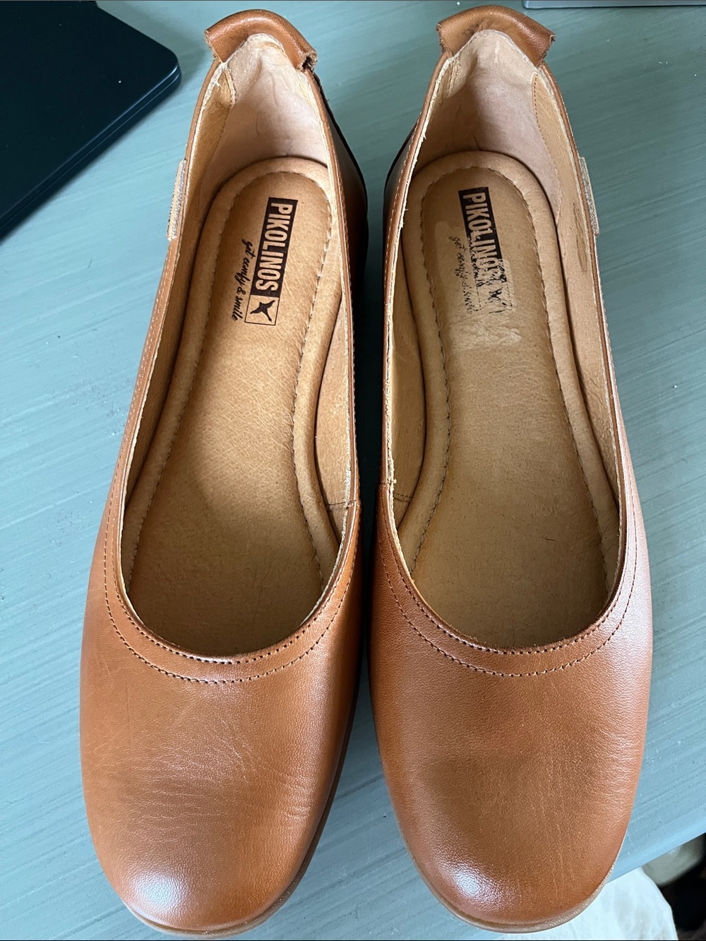 Pikolinos Cognac Flats Sz 38